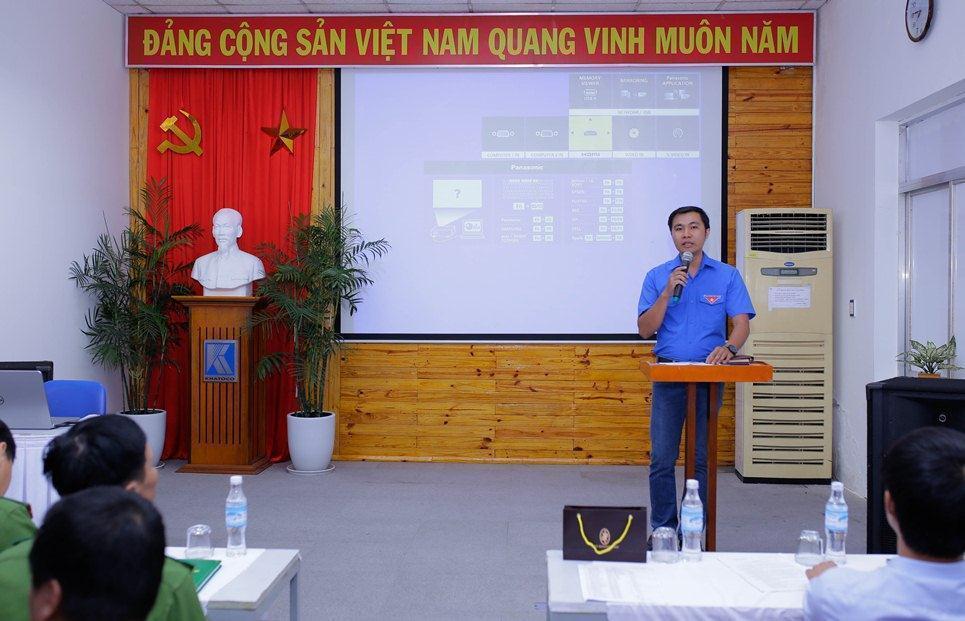 Đ/c Nguyễn Duy Lân - Bí thư Chi đoàn sơ kết công tác đoàn 04 tháng đầu năm 2017