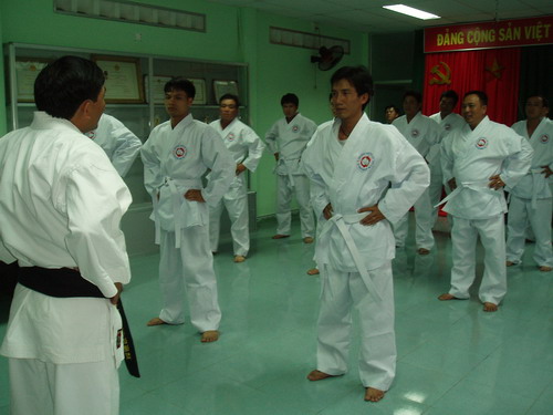 Buổi tập Karatedo đầu tiên